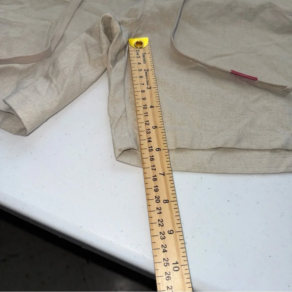 Guess‎ Men's Linen Shorts khaki Size Xl Beige Drawstring New NWT Pockets - Picture 7 of 12